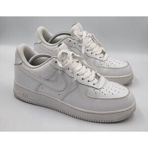 Nike Air Force 1 '07 Mens Shoes Size 10 Low White on Triple White